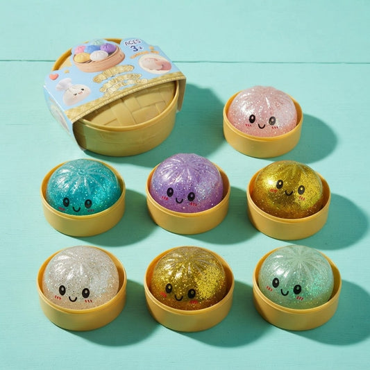 Glitter Dumpling Sensory Squeeze Toy