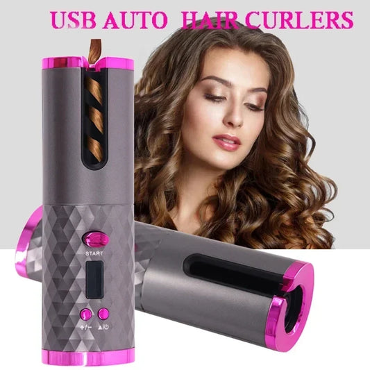 Portable Wireless Automatic Hair Curler