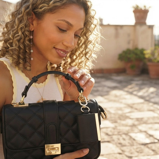 Playful Metal Bag Charm
